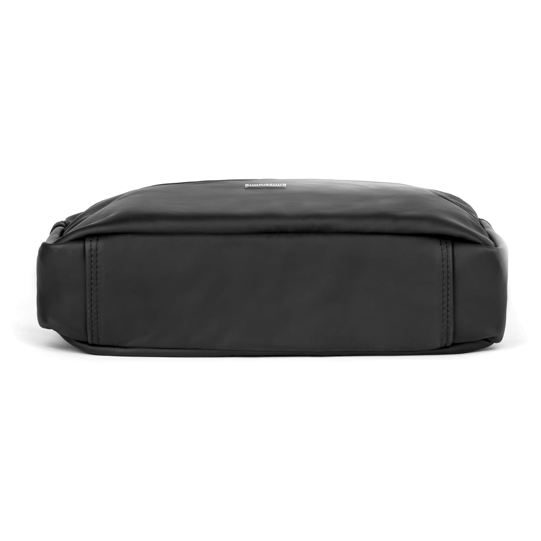 Geanta laptop Kaletnik Rota, piele naturala, compartiment principal cu fermoar, buzunar pentru laptop, neagra, dimensiuni variate