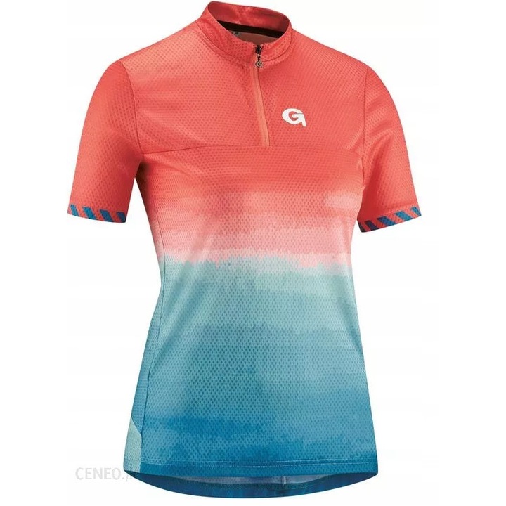 Tricou sport dama, Gonso, Rosu/Albastru, Poliester, M INTL