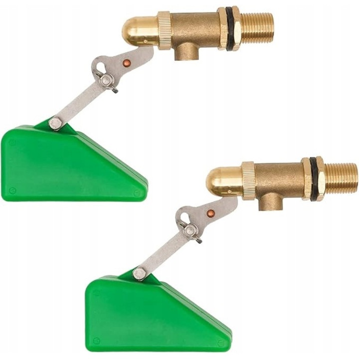 Set 2 valve plutitoare din bronz cu brat reglabil, 1/2 inch, A++