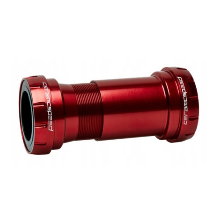 Suport CeramicSpeed BB30 SRAM DUB, rosu, cu rulmenti standard, set complet