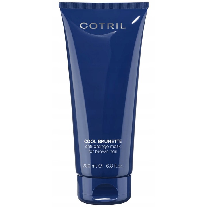 Маска за коса COTRIL Cool Brunette, против оранжев оттенък, 200мл, за брюнетки