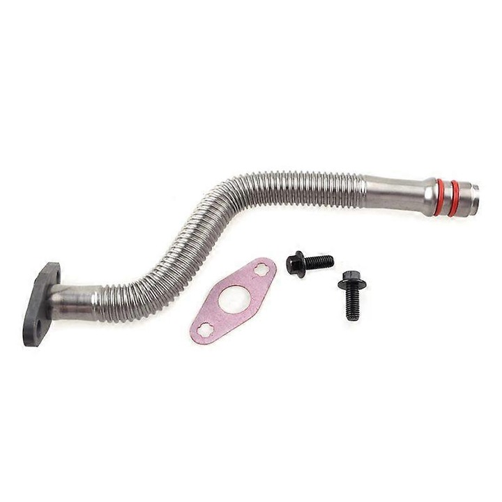 Turbó olaj visszatérő vezeték 5.9L 04-07-hez, ezüst