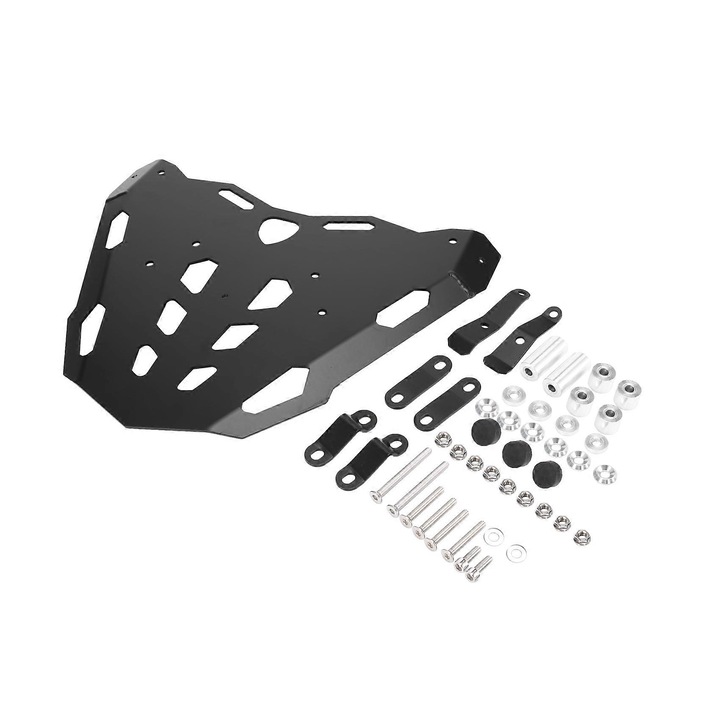 Suport de bagaje spate pentru motocicleta, negru, accesorii moto