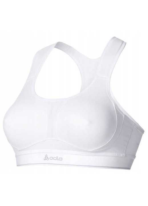Bustiera sport Odlo, alb, pentru activitati intense, libertate de miscare, material durabil, 75B EU