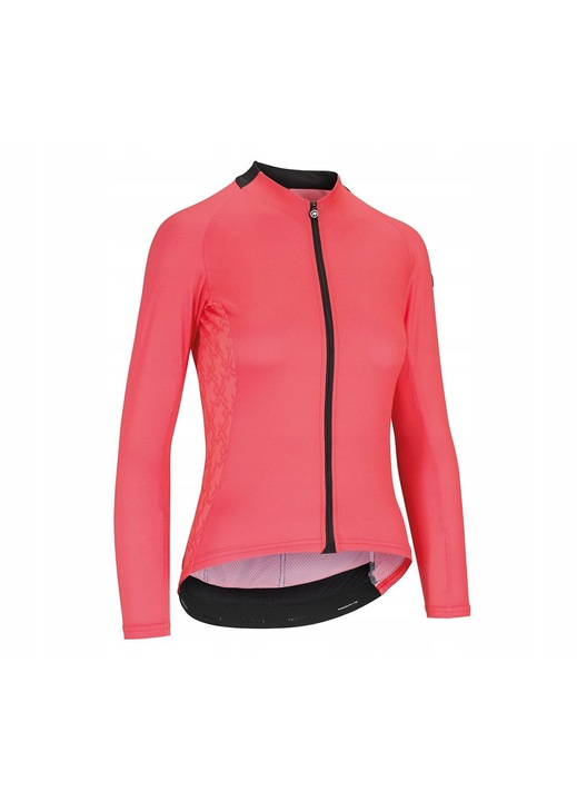 Tricou ciclism dama, Assos, UMA GT, maneci lungi, roz, material respirabil, L INTL