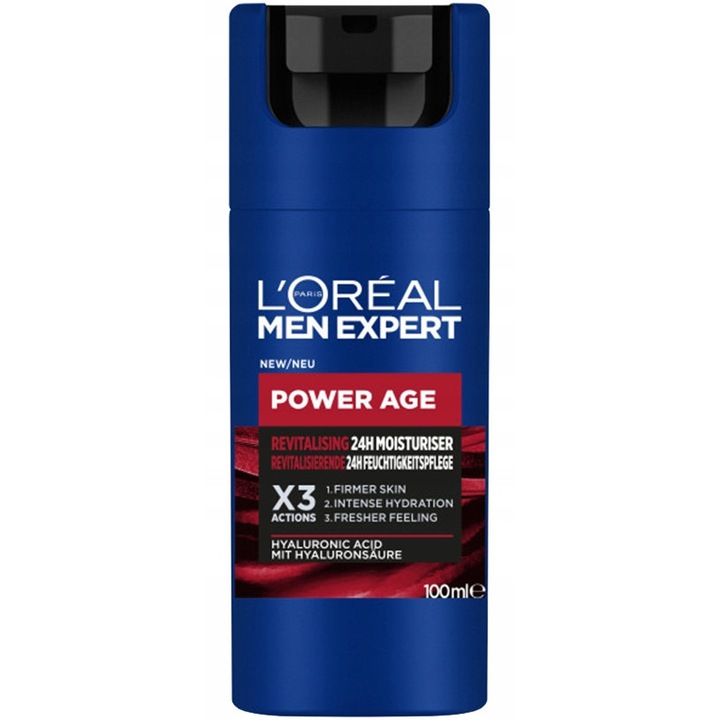 Крем за лице L'Oreal Men Expert Power Age, хидратиращ, против стареене, 100 мл