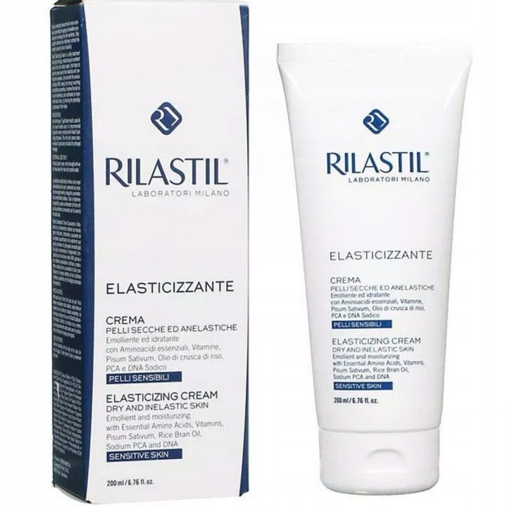 Crema anticelulitica Rilastil 200 ml, tub, efect revitalizant, pentru toate tipurile de piele