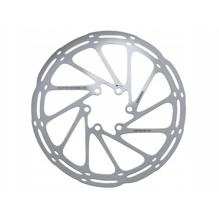 Disc frana SRAM Centerline 180mm, montare 6 suruburi, OEM, 145gr