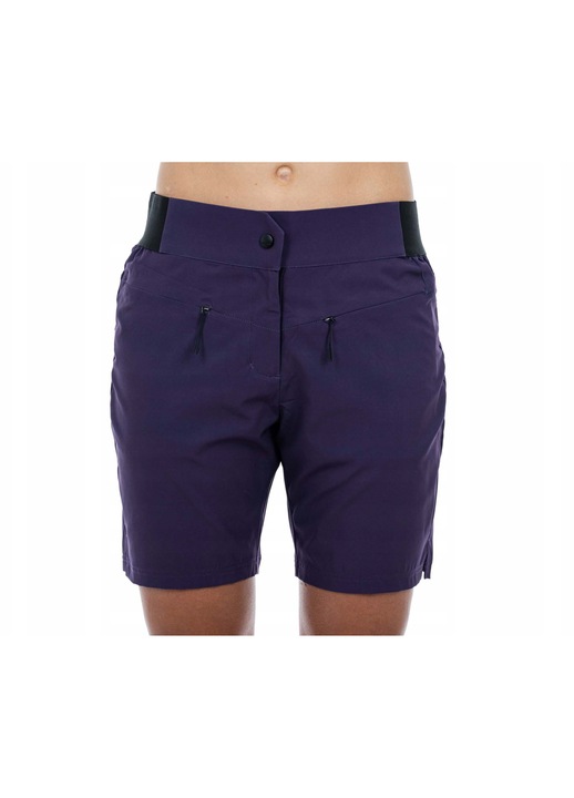 Pantaloni scurti dama 12284, Cube, Mov inchis, 36 EU