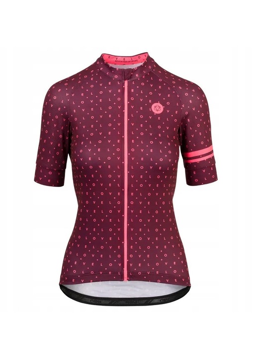 Tricou sport AGU ciclism dama, violet, material respirabil, L INTL