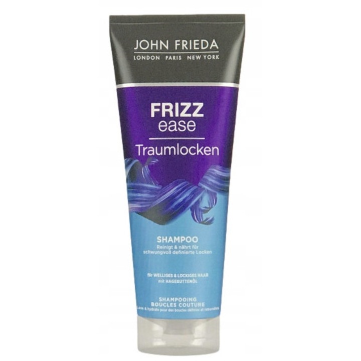 Sampon de par John Frieda Frizz Ease, 500ml, pentru par uscat si deteriorat, cu uleiuri de argan, moringa si cocos