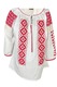Bluza dama A26 alb/rosu, marimea 3XL