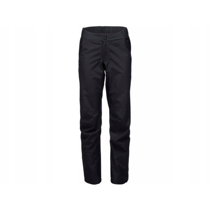 Pantaloni sport dama Black Diamond Liquid Point, negru, GORE-TEX, usori, compresibili, S INTL
