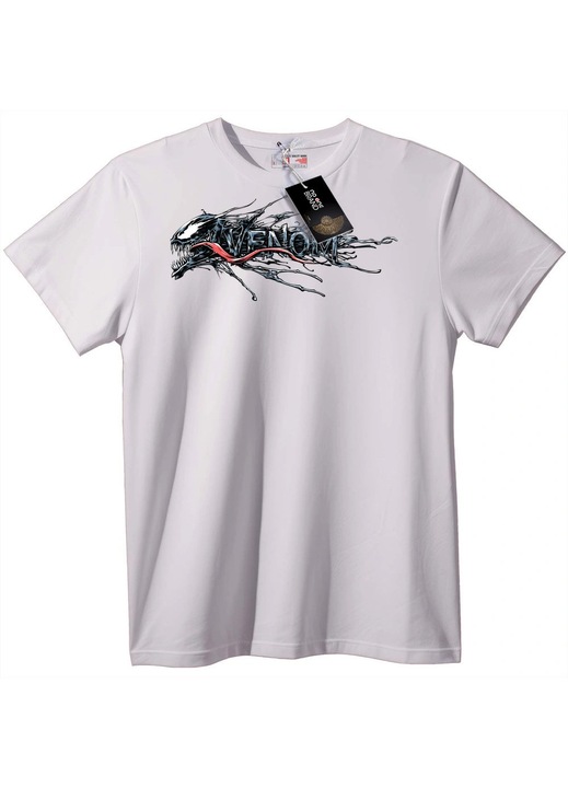 Tricou Venom, Alb, 7XL