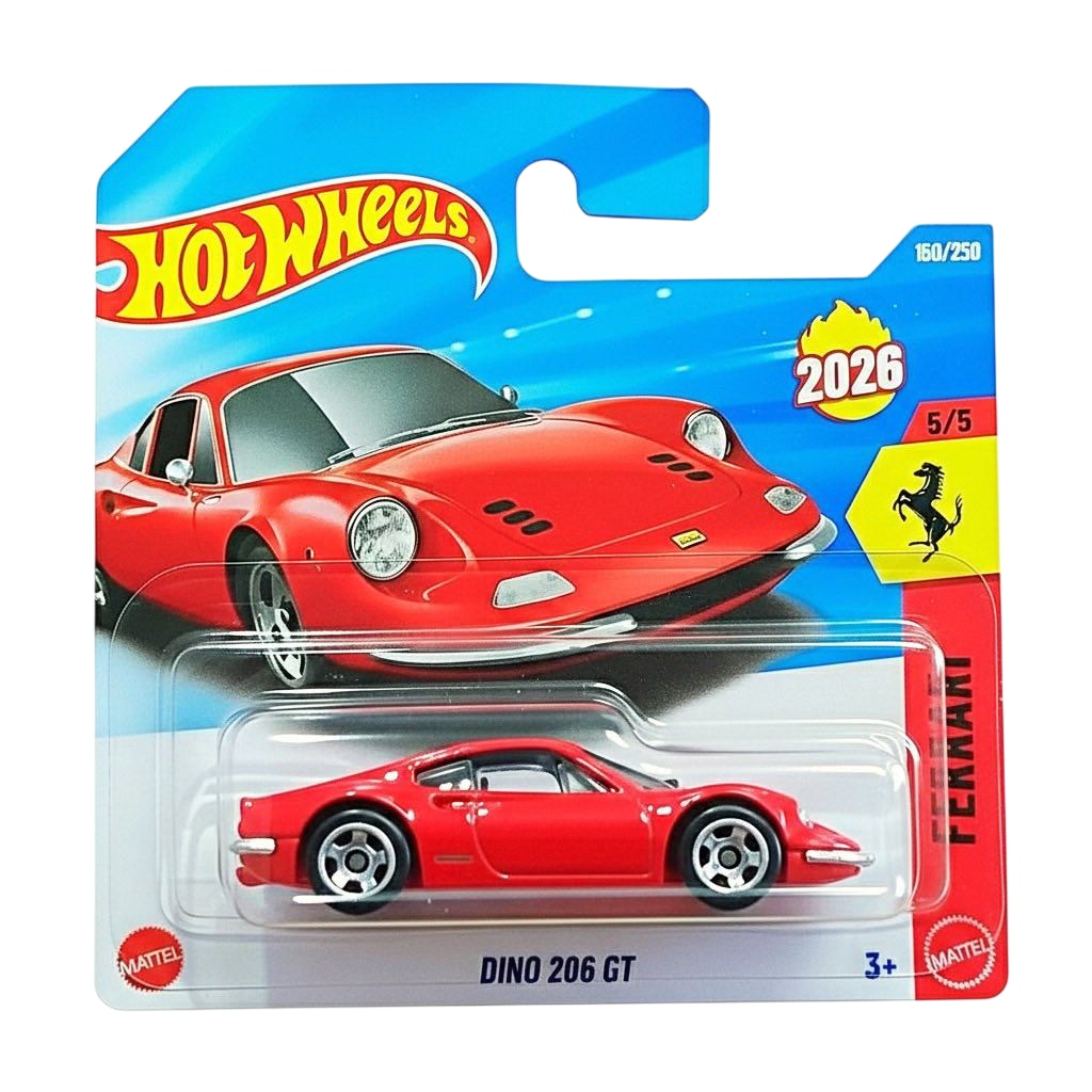 希少USオリジナル Dino Valente アシッドフォーク BN 26335 Masinuta Metalica Hot Wheels Dino 206 GT 2026 1:64 - eMAG.ro