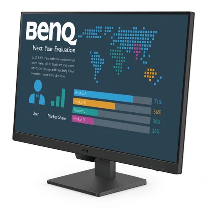 Monitor de afaceri BenQ BL2790, 27 inci Full HD (1920x1080) IPS, 100Hz, anti-reflexie, lumina albastra redusa