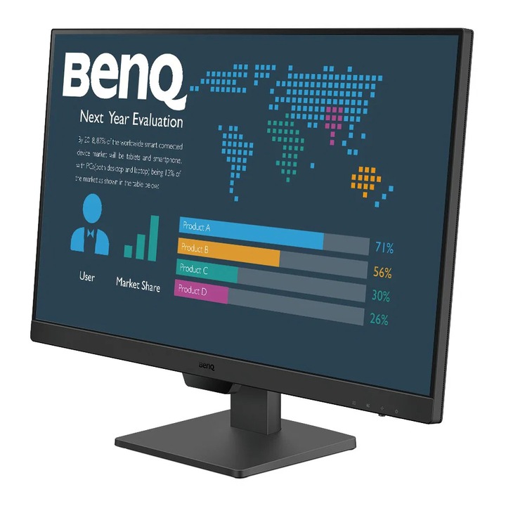 Monitor de afaceri BenQ BL2790, 27 inci Full HD (1920x1080) IPS, 100Hz, anti-reflexie, lumina albastra redusa