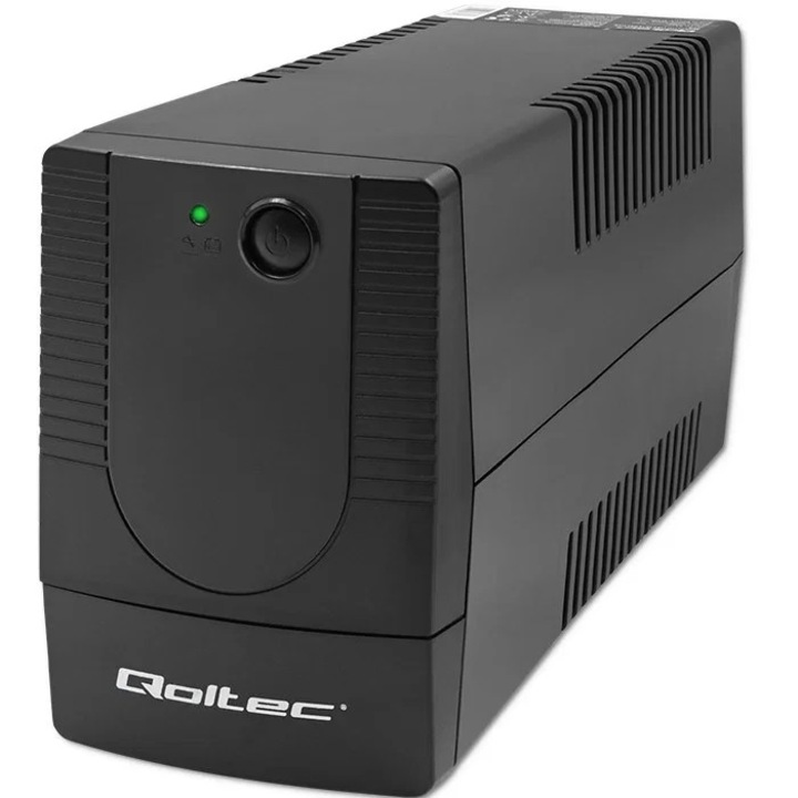 Qoltec 53774 sursa de alimentare neintreruptibila (UPS) Line-Interactive 1 kVA 600 W 1 priza AC