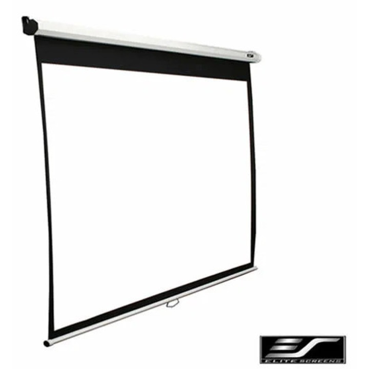 Ecran Elite Screens M85XWS1 Diagonal 215 cm latime vizibila (W) 152.4 cm Alb