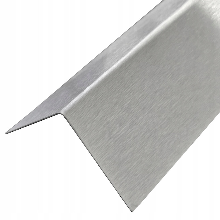 Profil decorativ, MAT CHYRA, katownik inox, 140x150x1 mm, 500 mm, finisaj slefuit