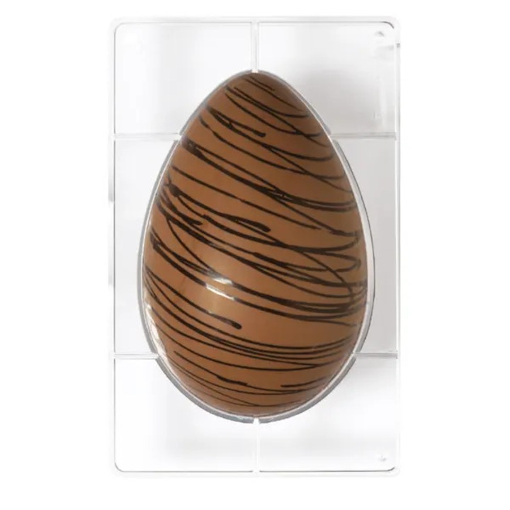 Forma Policarbonat Ou de Ciocolata Decora, 230x163x80mm, 350g