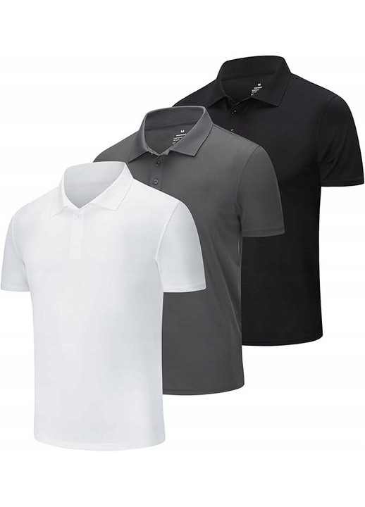 Set 3 Tricouri Polo Barbati, multicolor, bumbac, S INTL