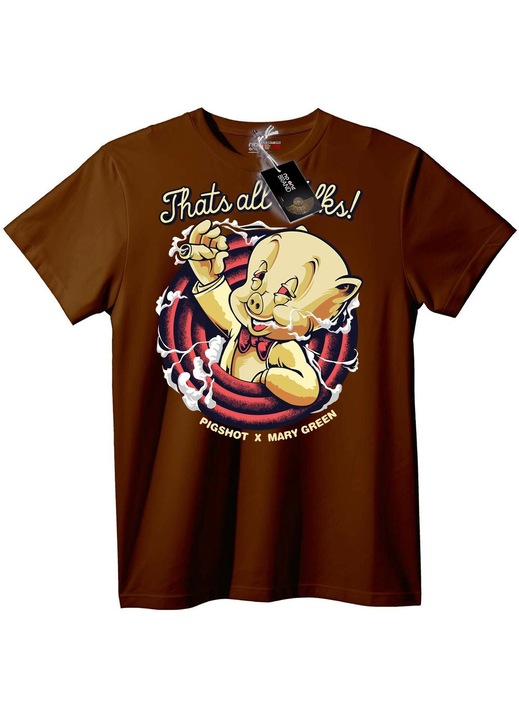 Tricou Pigshot x Mary Green, Maro