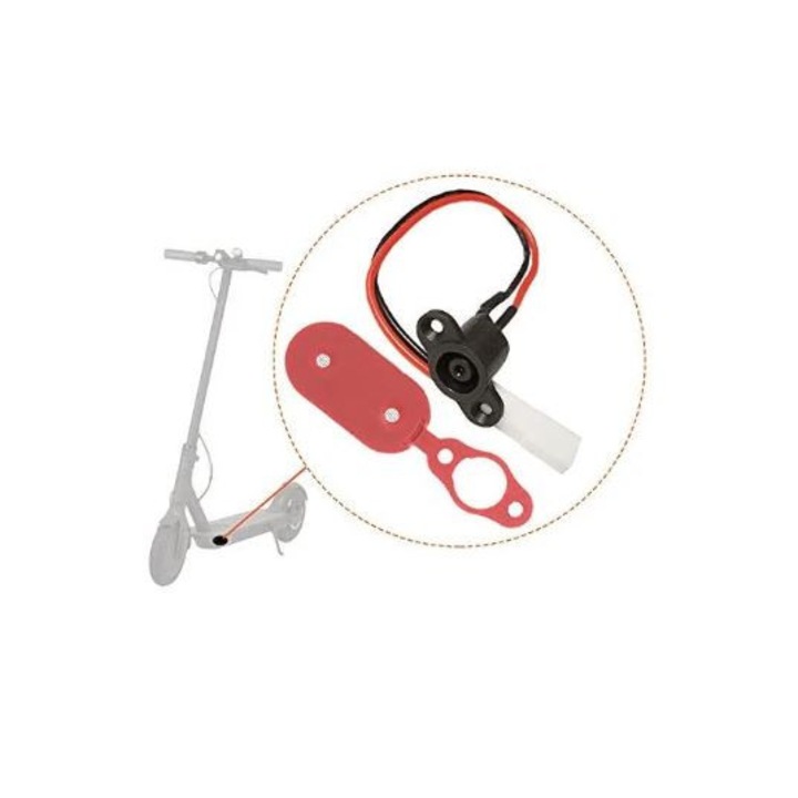 Mufa de incarcare pentru trotineta Xiaomi cu capac siliconic magnetic