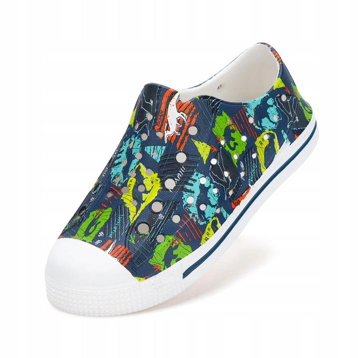 Pantofi sport copii, multicolor, impermeabili, uscare rapida, slip-on