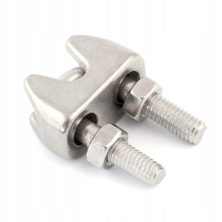 Set 10 Zaciscuri Liniare Inox A4 8mm, M6