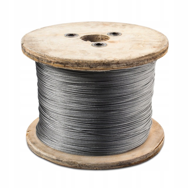 Sarma constructii, inox, 7x7, 2,5mm, 40m