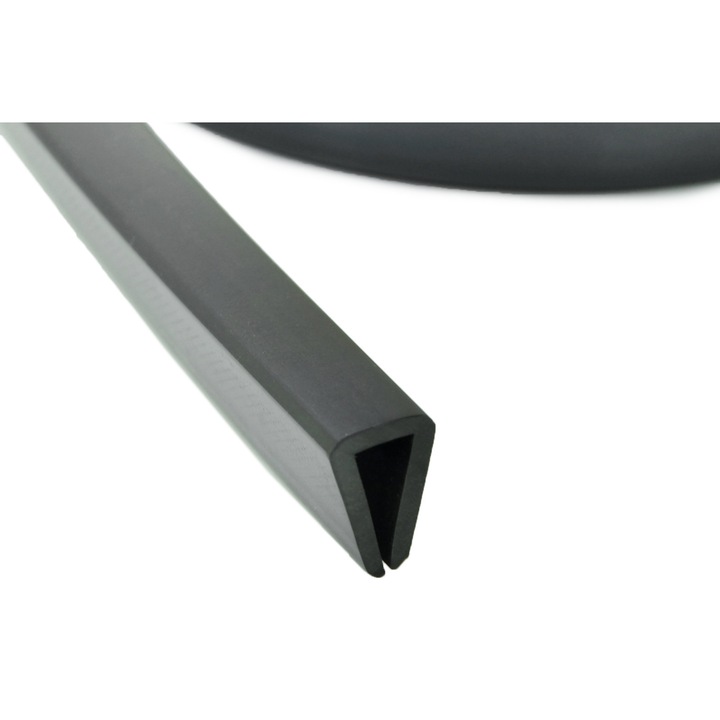 Banda de etansare din cauciuc EPDM, 6mm, 45m, rezistenta la temperaturi -40C pana la 120C, neagra