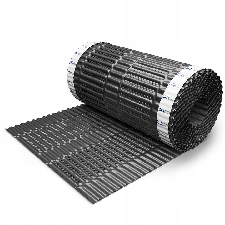 Banda aluminiu dRoll 5m x 300mm grafit RAL 7016 pentru acoperis