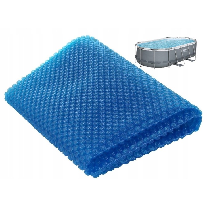 Bestway medence napvitorla, 40 cm-rel hosszabb, tartós anyag, téglalap alakú
