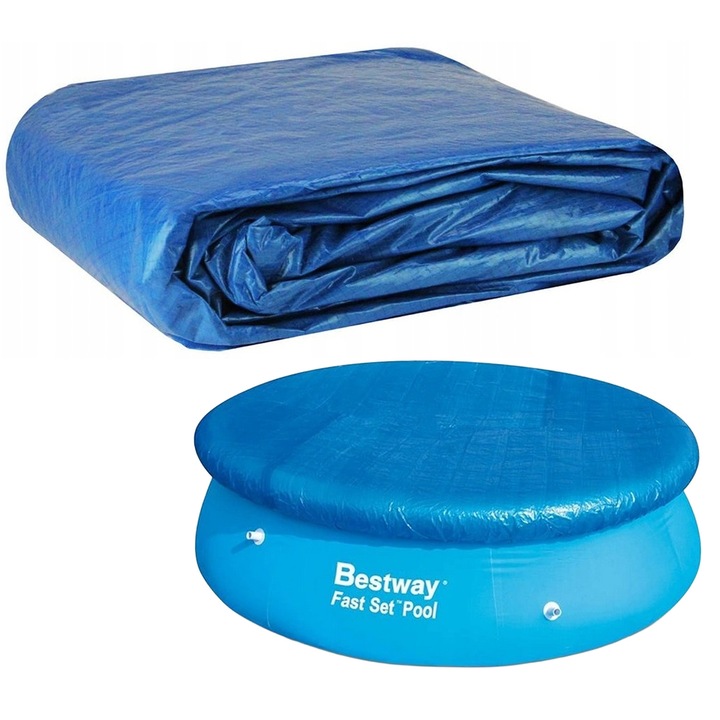 Покривало за басейн Bestway 57266, полиетилен, устойчиво на замърсяване, размери 3.66м