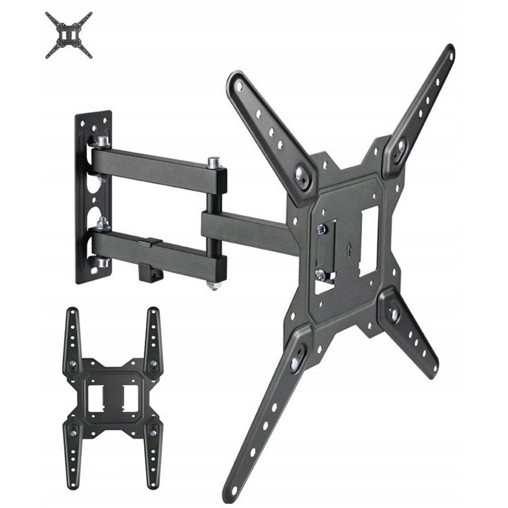 Suport TV rotativ pentru Samsung UE32M5622AKXXH, reglabil, 6-40cm distanta de perete