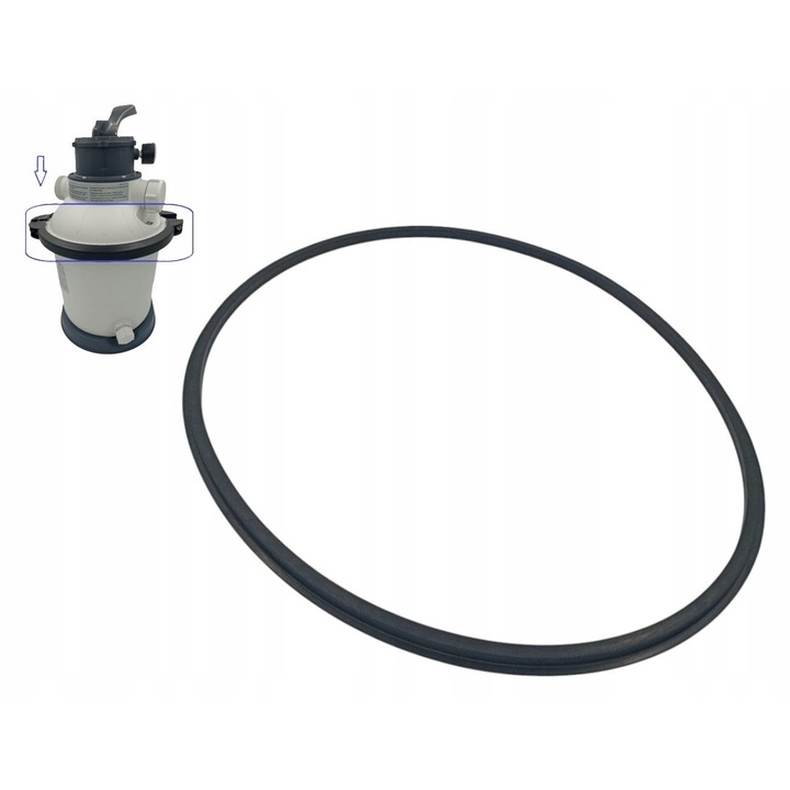 Intex 26644 gumi O-gyűrű homokszűrőhöz, vízálló, könnyen felszerelhető