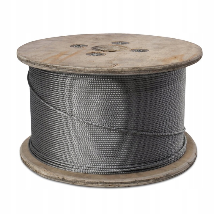 Cablu inox 7x19 6mm 100m