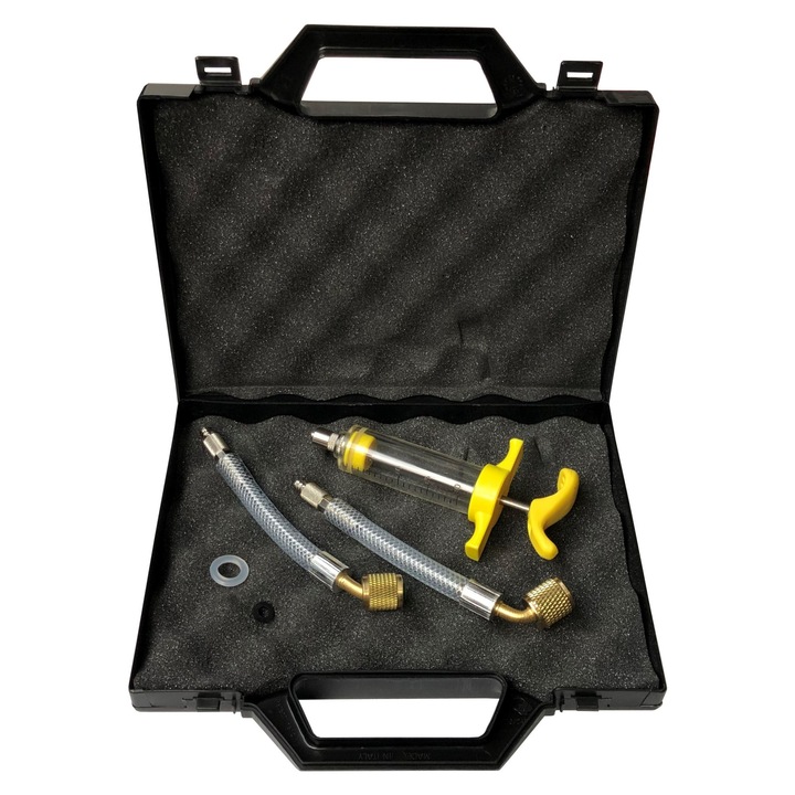 Olaj- és színezékadagoló adapterekkel 20ML, Errecom, 1/4 és 5/16, 120mm, műanyag