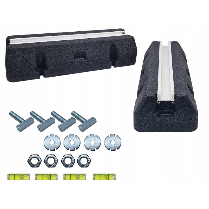 Kék tartótalp 45cm, 2 darabos készlet, teherbírás 350kg, méretek 450x163x98mm, klímaberendezésekhez