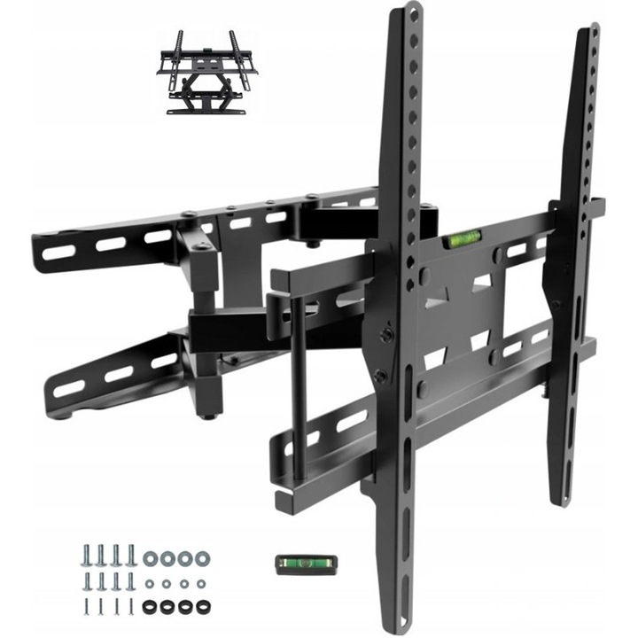 Suport TV rotativ pentru Philips 42 inch, capacitate 45 kg, distanta ajustabila 65-350 mm, inclinare -15/+15, design de calitate