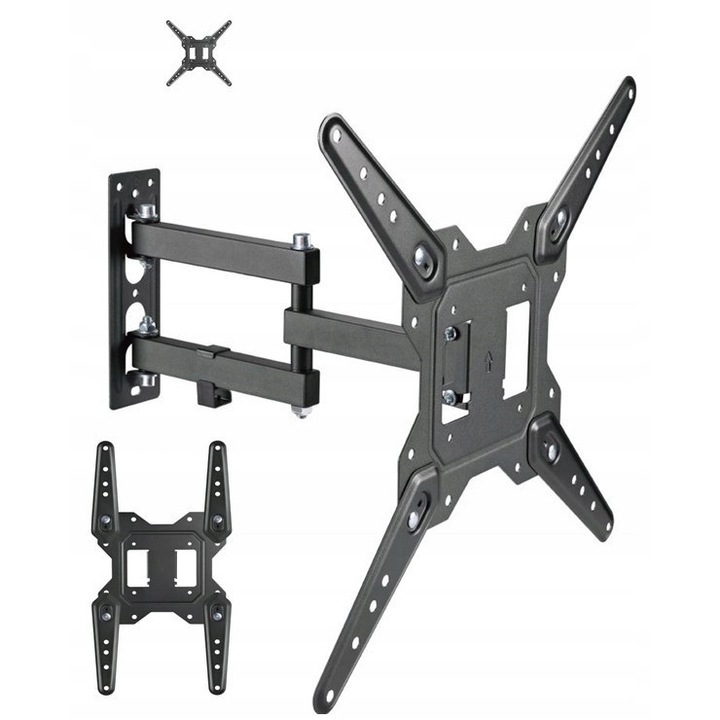 Forgatható TV tartó Sony Bravia KDL-32E4050-hez, 6-40cm faltól való távolság, állítható, stabil