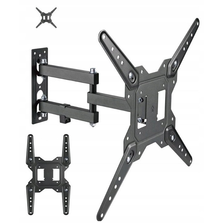 Forgatható TV tartó Samsung UE32J5200AW-hez, állítható, stabil, 6-40cm, fekete