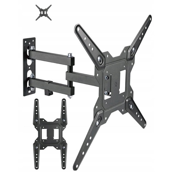 Suport TV rotativ JVC LT-32 A 90, 6cm-400mm distanta de perete, reglabil, stabil