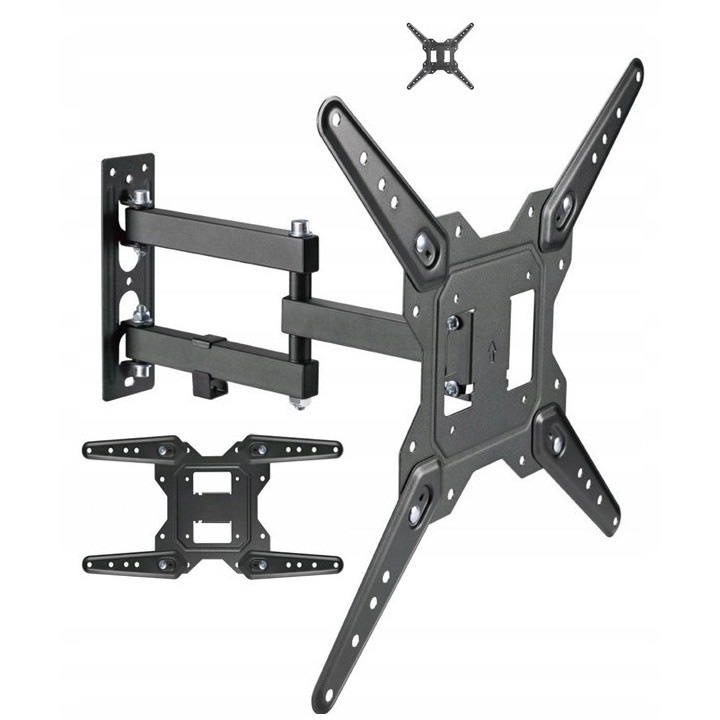 Suport TV rotativ Manta 22LFN123D, 6-40cm distanta de perete, reglabil, stabil