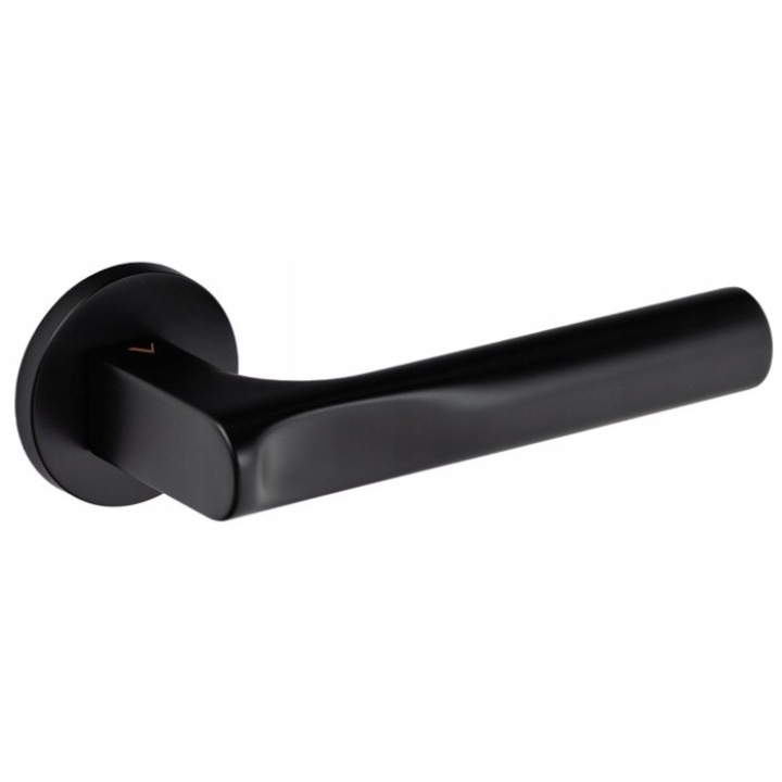 Maner usa VDS rozeta circulara R68, slim 6mm, negru