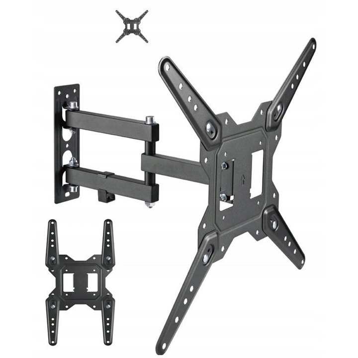 Forgatható TV állvány 21 hüvelykes, állítható, többszínű, méretei 6x40cm