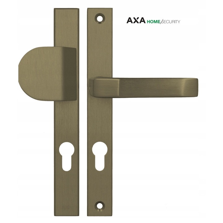 Set 2 manere usa AXA SLIM PLUS, 92 mm, auriu vechi