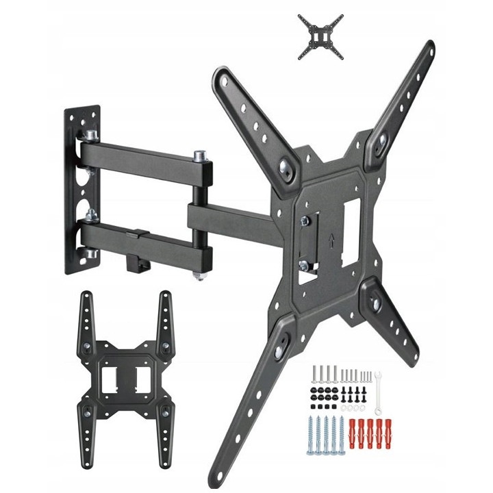 Suport TV rotativ 19 inch, pentru televizor Thomson, reglabil, 6-40cm distanta de perete