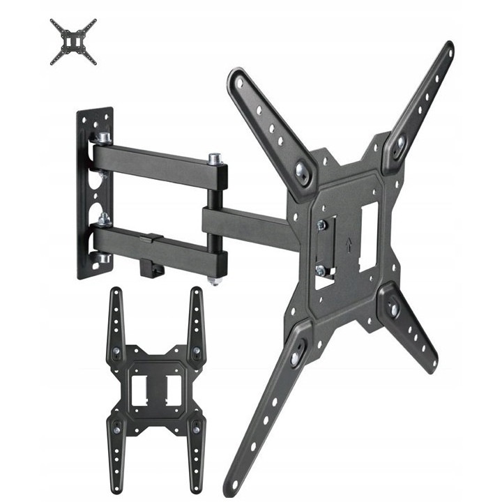 TV tartó 32 hüvelykes, állítható, többszínű, szerelőkészlet